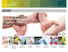 Tablet Screenshot of bmservicosmedicos.com